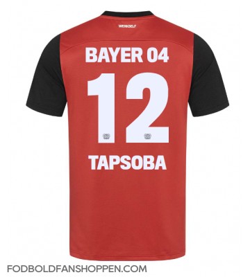 Bayer Leverkusen Edmond Tapsoba #12 Hjemmebanetrøje 2024-25 Kortærmet